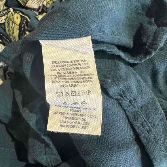 Free People Dear You Mini Dress Ruffle Floral Small Low Back Boho Southern Belle - Picture 12 of 15